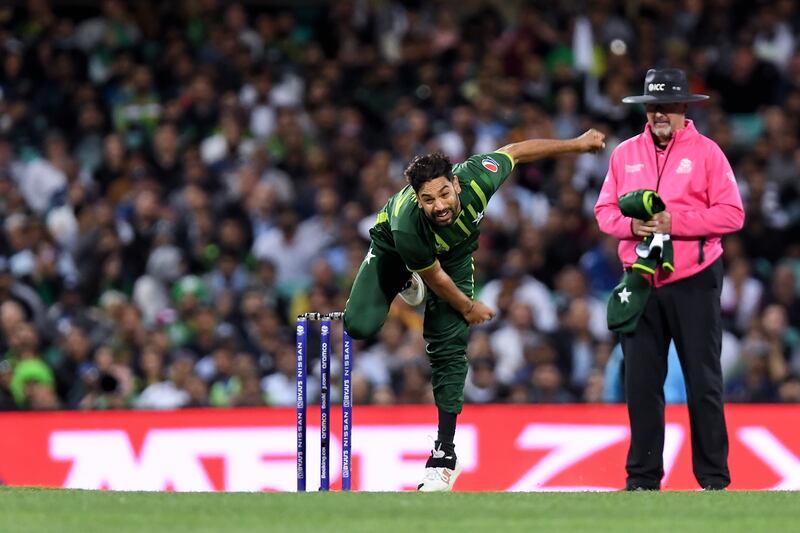 10) Haris Rauf, 7 – Averaging a wicket per match, and his economy rate has suffered because of the times he has to bowl. But a cup final seems the sort of stage on which he will thrive. EPA