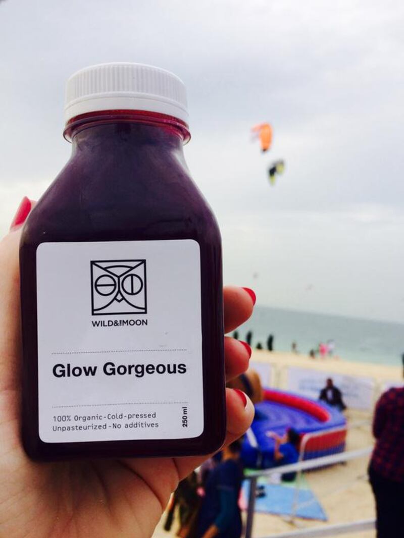 Glow Gorgeous juice from Wild and the Moon (Photo by Stacie Johnson)