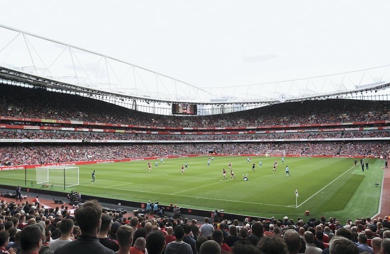 LONDON, ENGLAND - SEPTEMBER 09: General view inside the stadium during the Premier League match between Arsenal and AFC Bournemouth at Emirates Stadium on September 9, 2017 in London, England.  (Photo by Julian Finney/Getty Images)