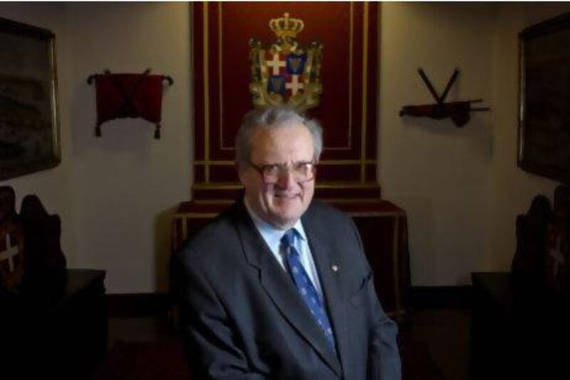 Grand Master Matthew Festing of the Sovereign Military Order of Malta, a Vatican-recognised religious order dedicated to caring for the poor, sick and destitute.