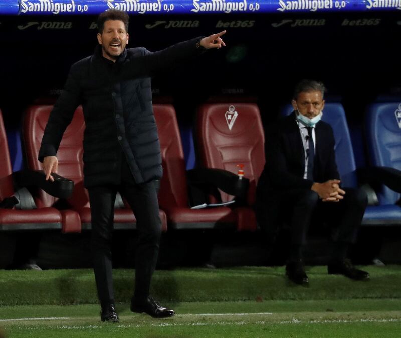 Atletico manager Diego Simeone. EPA