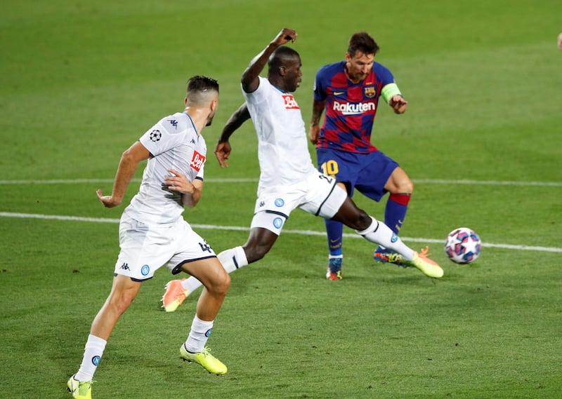 Kalidou Koulibaly – 6, Gave away the penalty after Messi picked his pocket. Tried to atone for it as a big presence at attacking set pieces. Reuters
