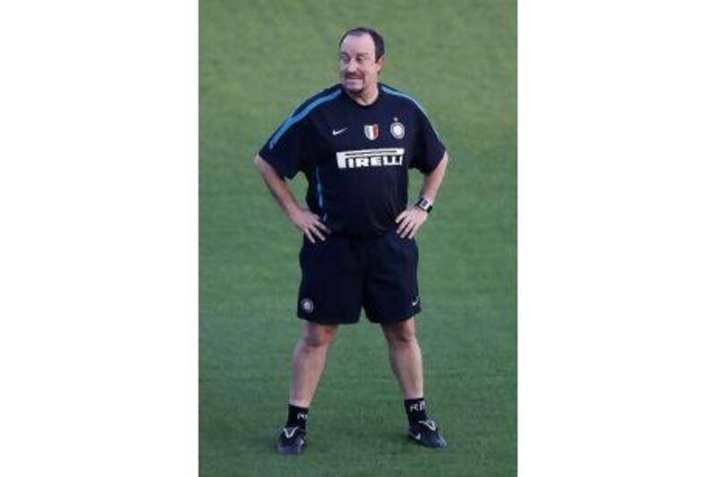 Inter Milan coach Rafa Benitez. Hassan Ammar / AP Photo