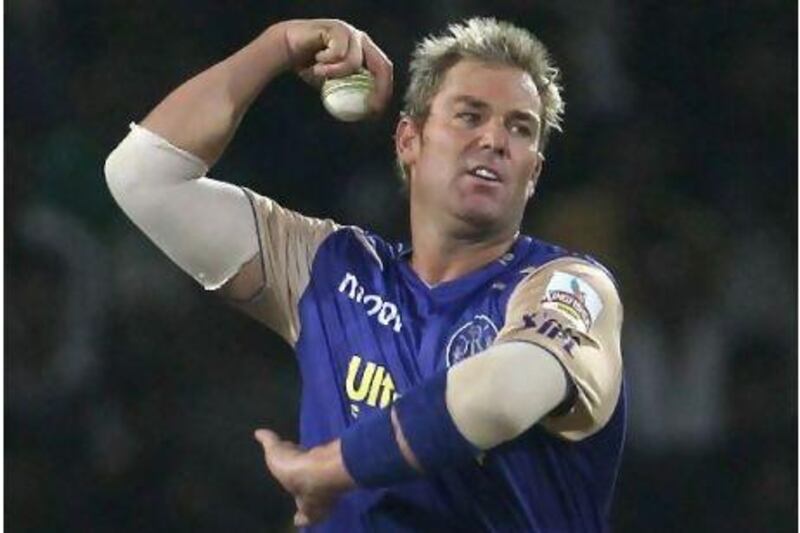 Playing for Rajasthan Royals in the IPL long after international retirement, Shane Warne continues to dominate batsmen.