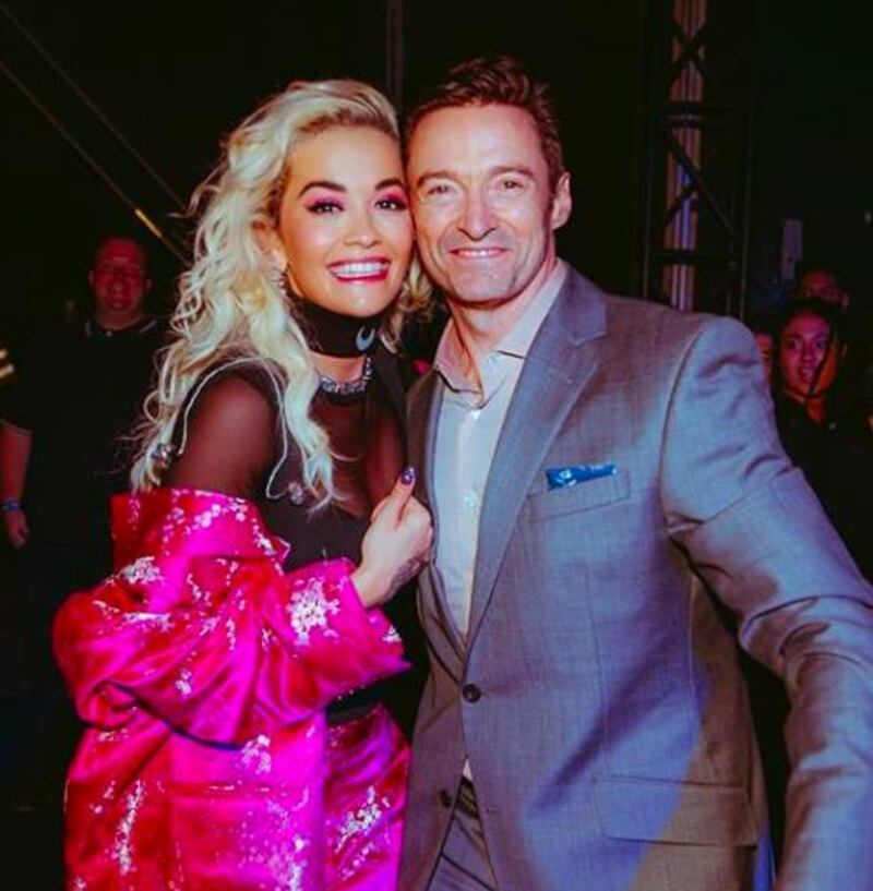 Rita Ora backstage at the The Assembly: a Global Teacher Prize Concert with Hugh Jackman on March 23. Instagram / Rita Ora
