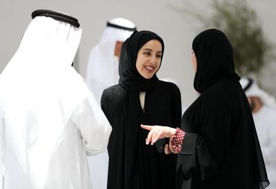 Shamma Al Mazrui, former Minister of State for Youth Affairs at the Museum of the Future. Chris Whiteoak / The National