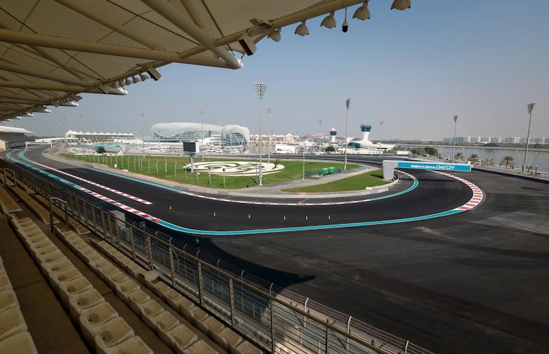 Images released by Abu Dhabi Motorsports showcasing renovations made to Yas Marina Circuit for December's 2021 Abu Dhabi Grand Prix.