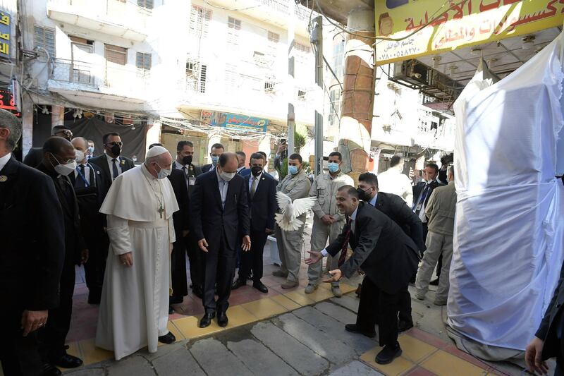 Pope Francis's meeting with Iraq's top Shiite cleric, Grand Ayatollah Ali Al Sistani, in Najaf, followed months of negotiations between Najaf and the Vatican. Reuters