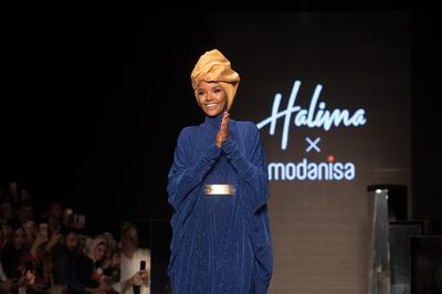 Halima Aden at Modanisa Fashion Week 