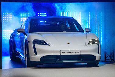 Porsche is hoping its all-electric Taycan will wrestle away some of Tesla's market share. Getty