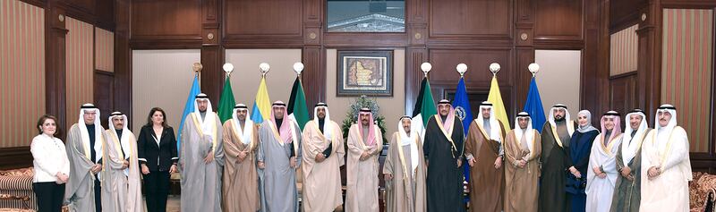 A group photo of the Kuwait's new government in Kuwait City. Reuters