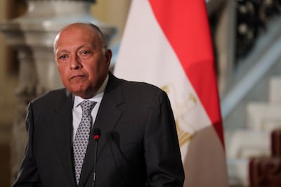 Egyptian Foreign Minister Sameh Shoukry has called for the 'utmost self-restraint'. Reuters