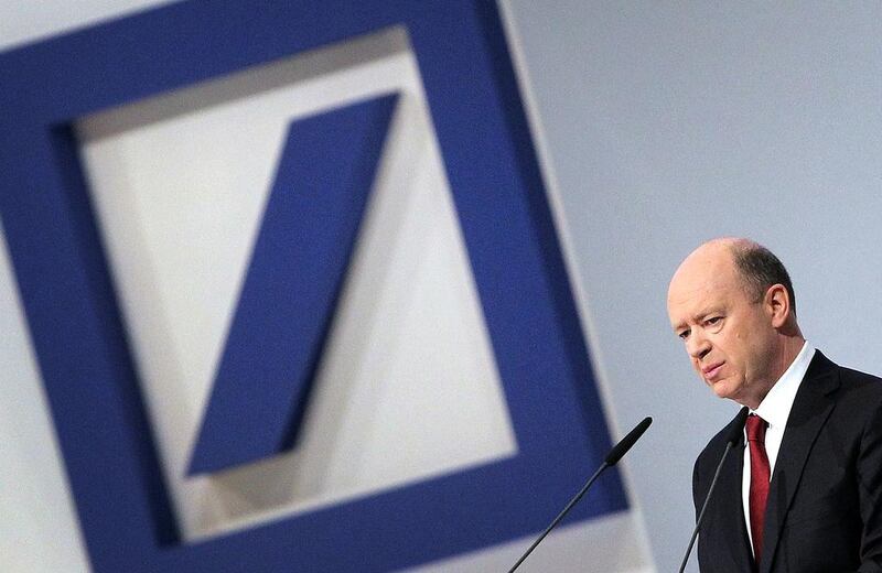 John Cryan, the co-chairman of Deutsche Bank, called its financial situation ‘absolutely rock-solid’ – which was taken to mean the exact opposite. Daniel Roland / AFP