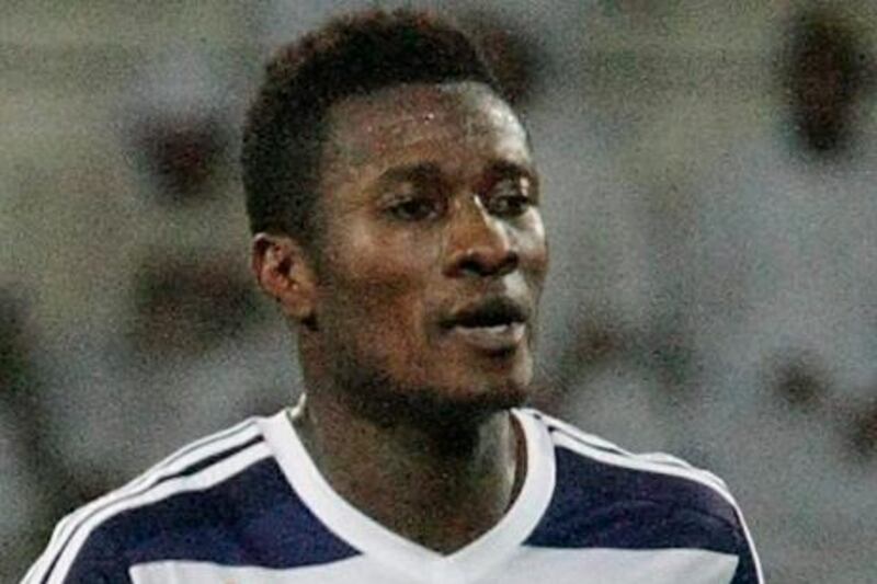 Al Ain goalscorer Asamoah Gyan