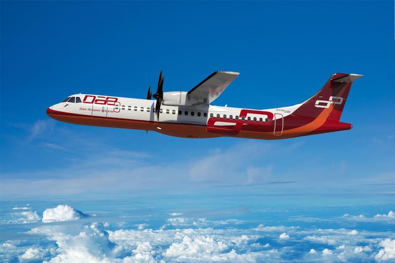 A DAE ATR72-600 aircraft. The lessor has delivered and committed to deliver over $1.1 billion in aircraft assets in the first six months of 2019. Courtesy Dubai Aerospace Enterprise