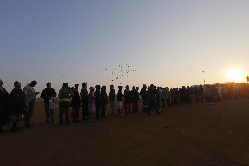 On the ruling party’s watch, millions of people have gained access to water and other basic services, but protests routinely erupt in areas where residents say the government has ignored their needs. Kim Ludbrook / EPA