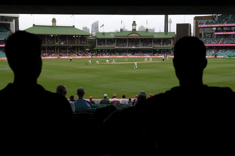 Spectators watch play during Day 4 of the third Test between Australia and New Zealand at the Sydney Cricket Ground on Monday, January 6. Australia won the match by 279 runs and the series 3-0. EPA