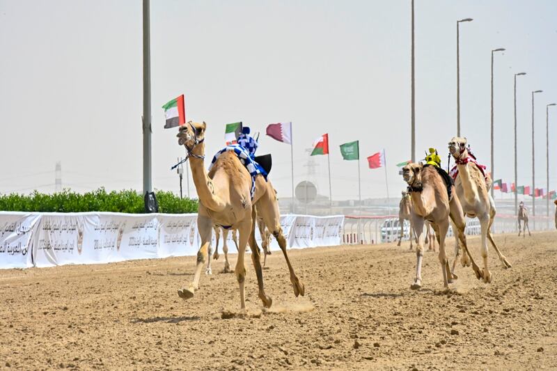 Sheikh Mansour  thanked the audience for attending and supporting camel races. 