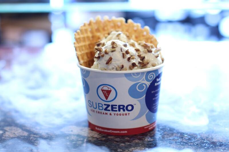 At Sub Zero, customers can pick ingredients and see them turn into ice cream when hit with liquid nitrogen. Courtesy Sub Zero