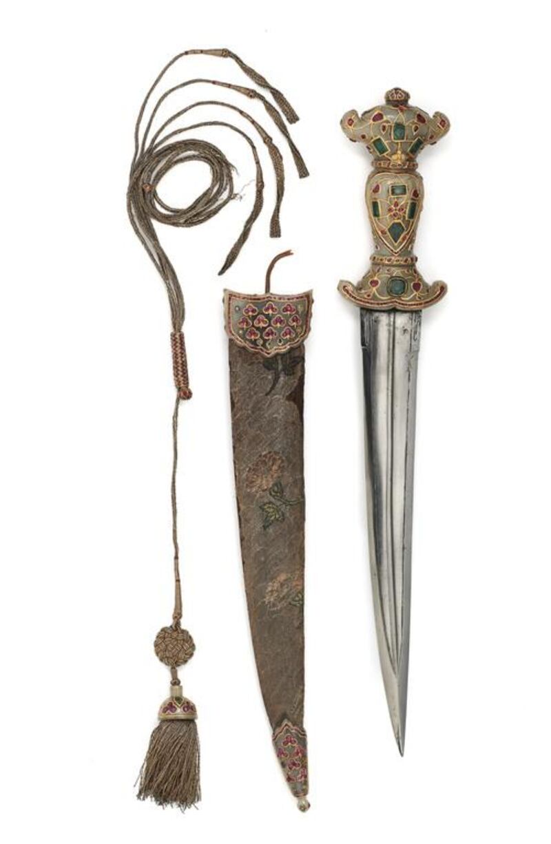 Dagger and scabbard. Prudence Cuming Associates