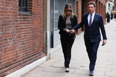 Nick Candy and his wife Holly Valance arrive for the launch of Popular Conservatism in London. Bloomberg