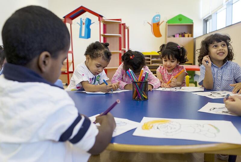  The Ministry of Social Affairs nursery in Al Qusais. The facility has about 70 children and operates at two sites. Christopher Pike / The National