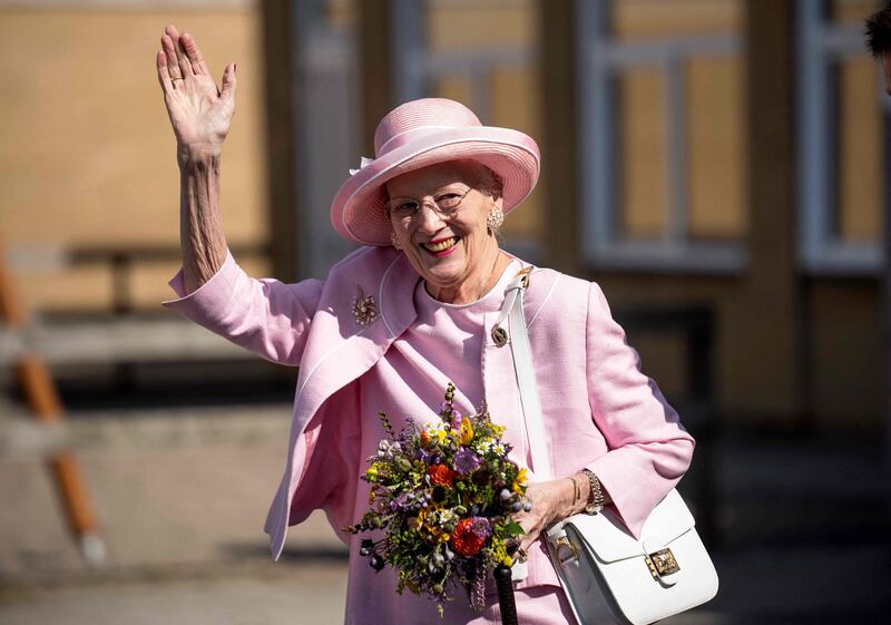 Queen Margreth visits Fredericia Municipality, Denmark, in September 2023. AFP