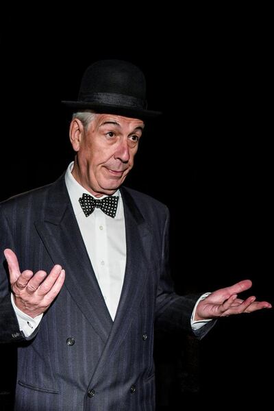 Jeffrey Holland as Stan Laurel in 'And This is my Friend Mr Laurel'. Courtesy: Warehouse Four