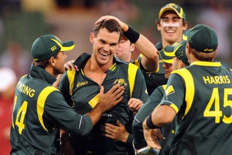 Clint McKay took four India wickets on Sunday.