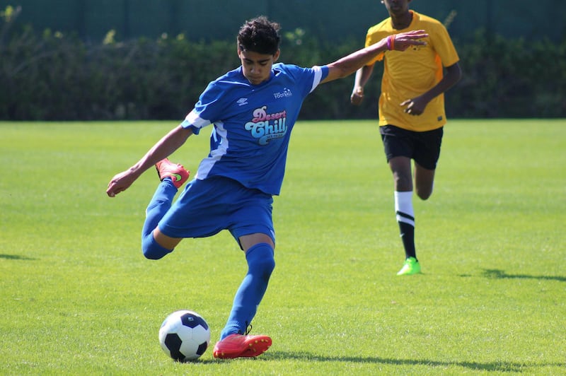  a youth football tournament in Jebel Ali.