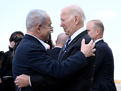 President Joe Biden is a lifelong supporter of Israel. AFP