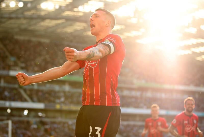 Centre midfield: Pierre-Emile Hojbjerg (Southampton) – Extended Southampton’s excellent record under Ralph Hasenhuttl by scoring a vital winner against Brighton. Reuters