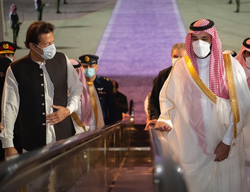 Pakistan's Prime Minister Imran Khan began a three-day visit to Saudi Arabia on Friday, May 7. Saudi Press Agency