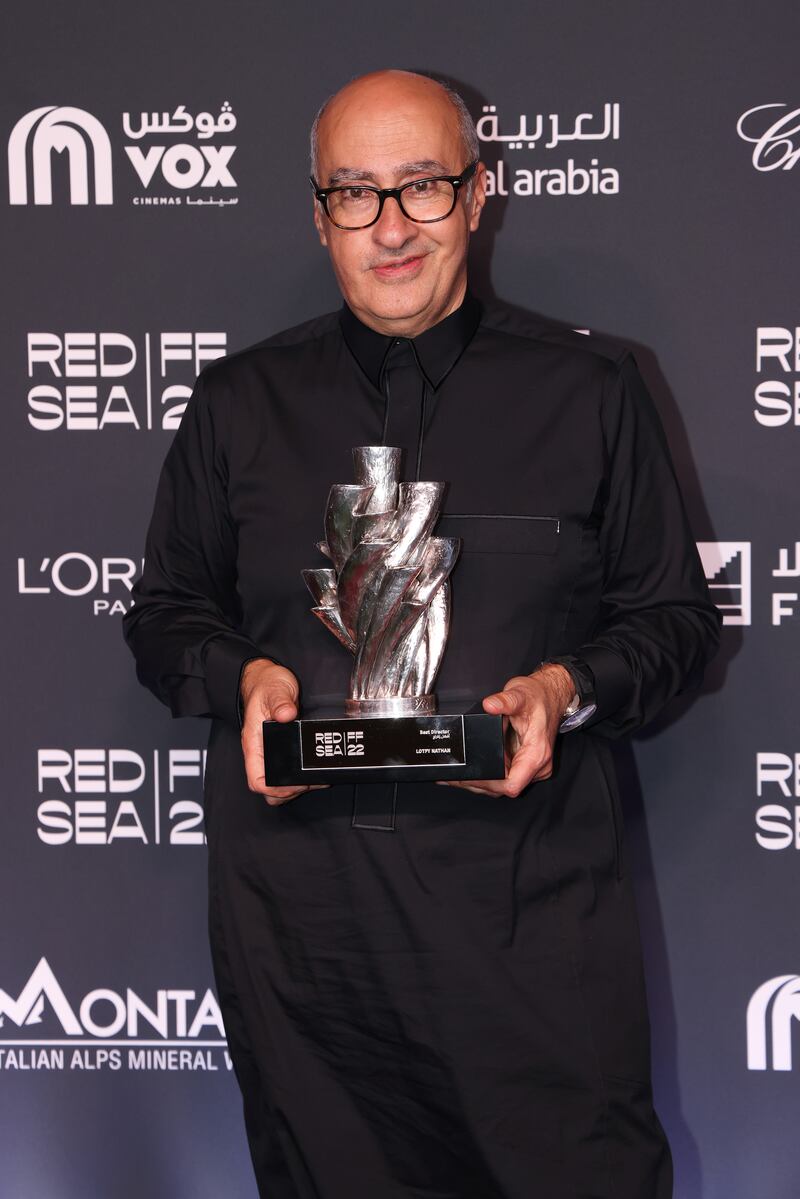 Antoine Khalife, director of Arab programs and film classics at the Red Sea International Film Festival, picked up the award for Best Director on behalf of Lotfy Nathan