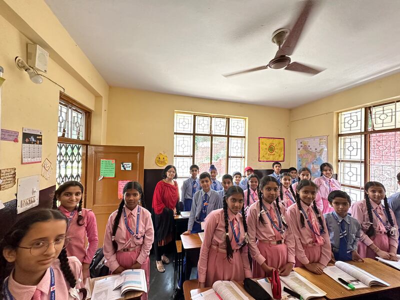 Children at Happy Hours Public School in Dharamshala, India. All photos: Tikarani Shailja Katoch