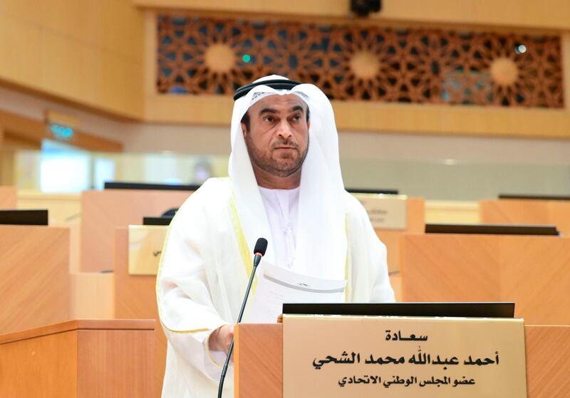 FNC member Ahmed Al Shehhi called for security checks for non-Emirati women before marrying Emirati men. Courtesy: Federal National Council.