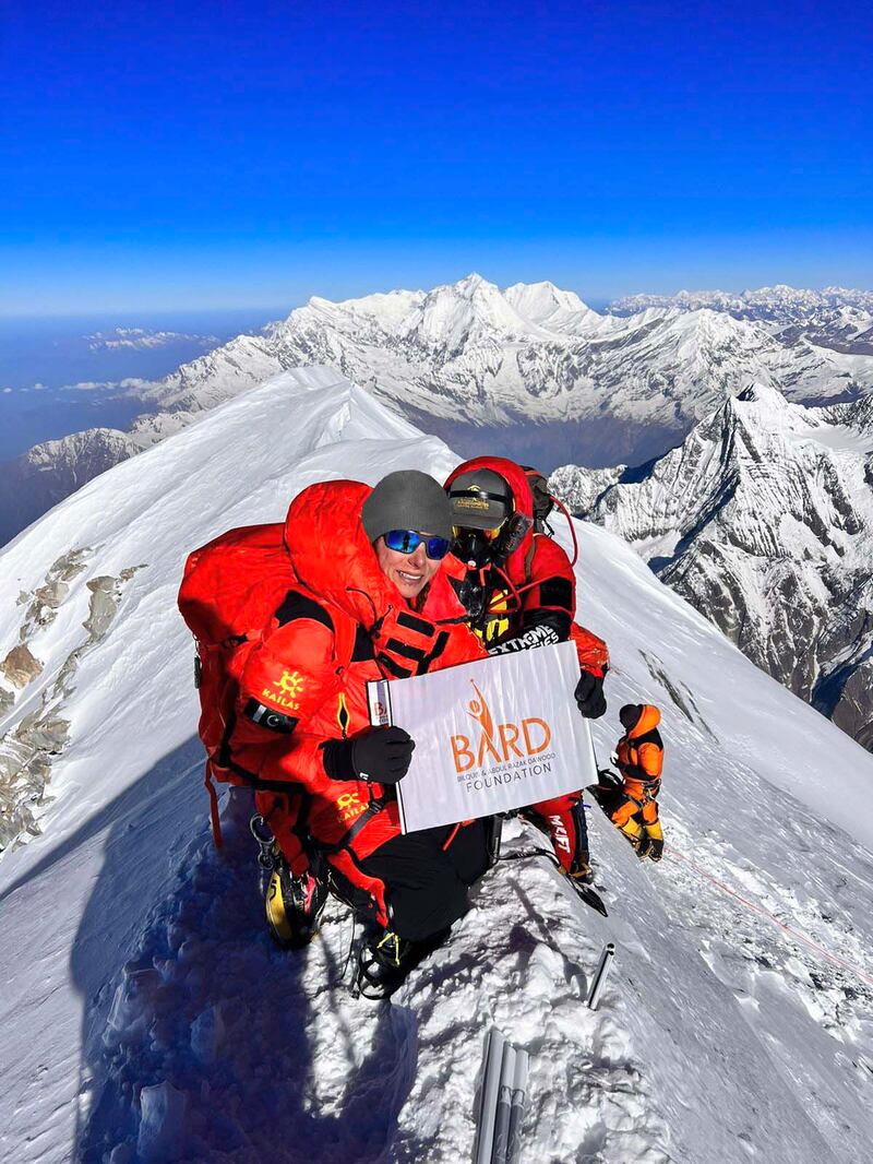 Naila Kiani, pictured on Mount Everest, has become the first Pakistani woman to scale eight of the world’s tallest mountains. Photo: Naila Kiani