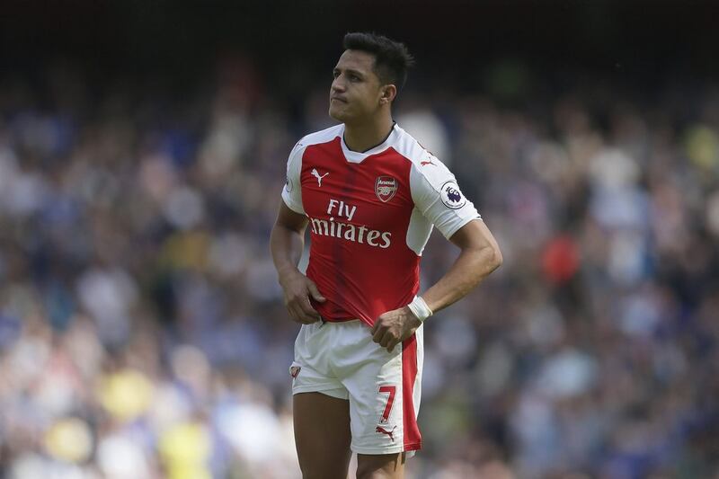 Arsenal's Alexis Sanchez. AP Photo