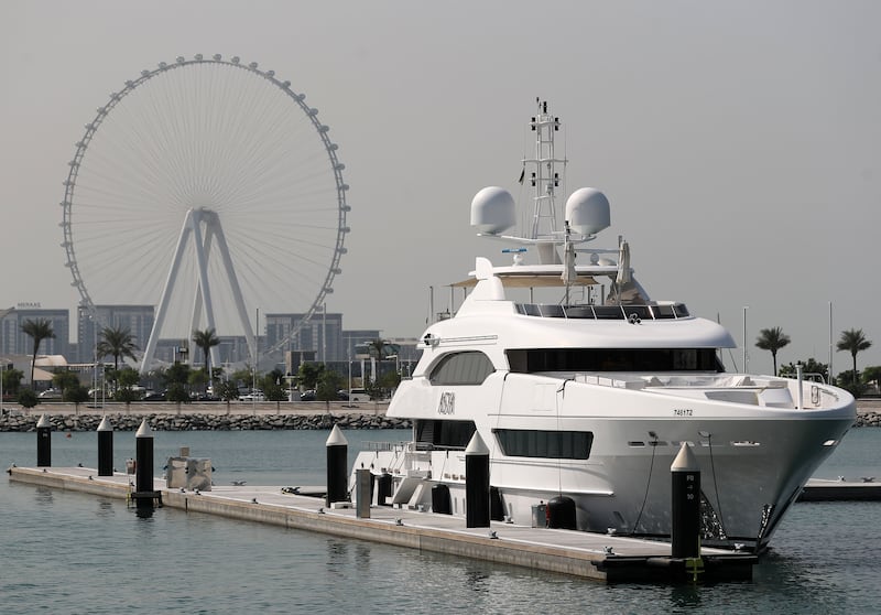 The new Dubai Harbour Marina. Chris Whiteoak / The National