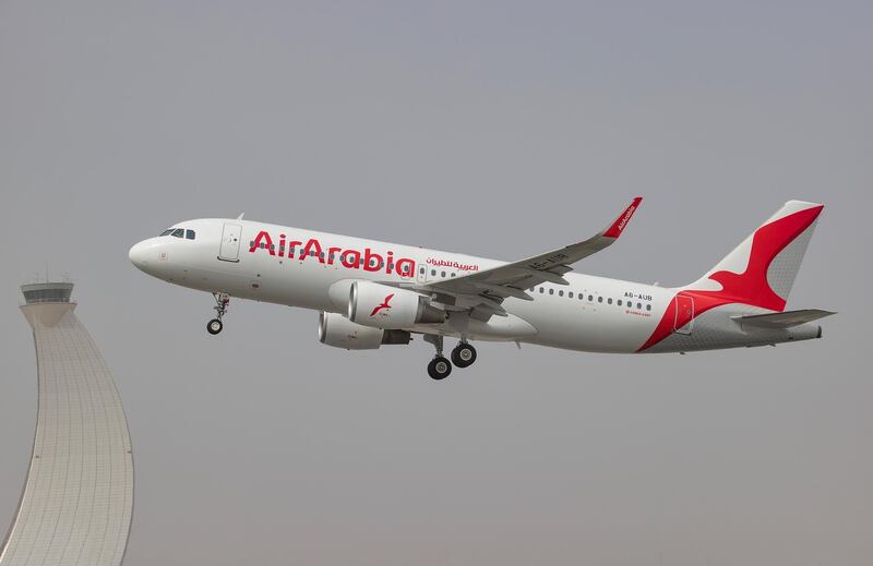 Air Arabia on Tuesday reported a net loss of Dh44 million as the pandemic sappd travel demand. Courtesy Air Arabia