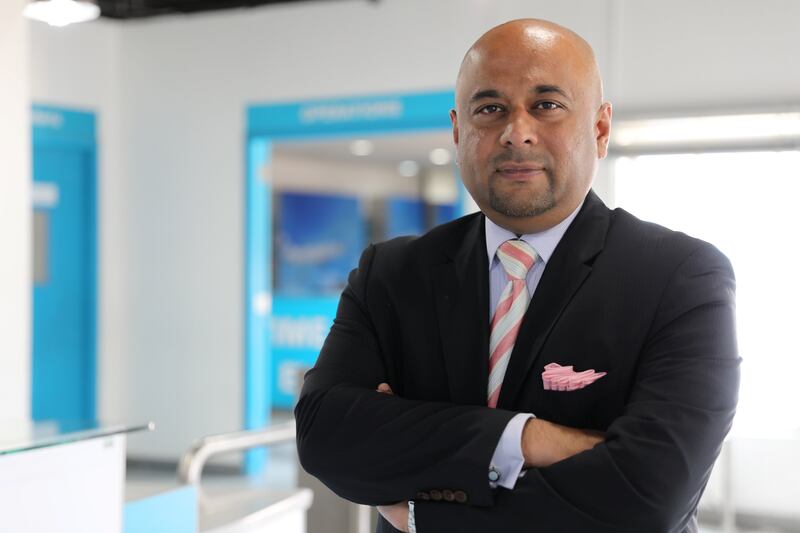 Rohit Ramachandran, chief executive of Jazeera Airways, expects the  Kuwaiti discount carrier to post a profit in 2022 on pent-up demand following Covid-19 lockdowns. Photo: Jazeera Airways