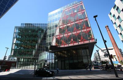 Facebook's offices in Dublin's Grand Canal Square, Docklands.   (Photo by Brian Lawless/PA Images via Getty Images)