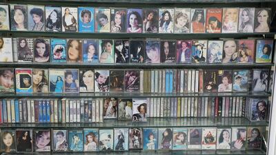 Nostalgic to some and archaic to others, Khalili says cassettes are still important as they contain works that are hard to find online. Wajod Alkhamis / The National