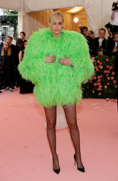 Metropolitan Museum of Art Costume Institute Gala - Met Gala - Camp: Notes on Fashion - Arrivals - New York City, U.S. - May 6, 2019 - Amber Valletta. REUTERS/Andrew Kelly