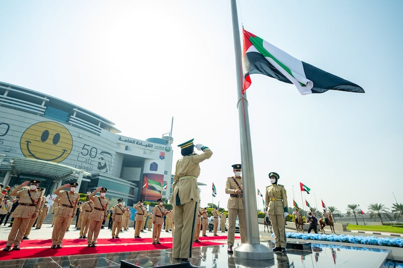 Celebrations at Dubai Police HQ. Photo: Dubai Media Office