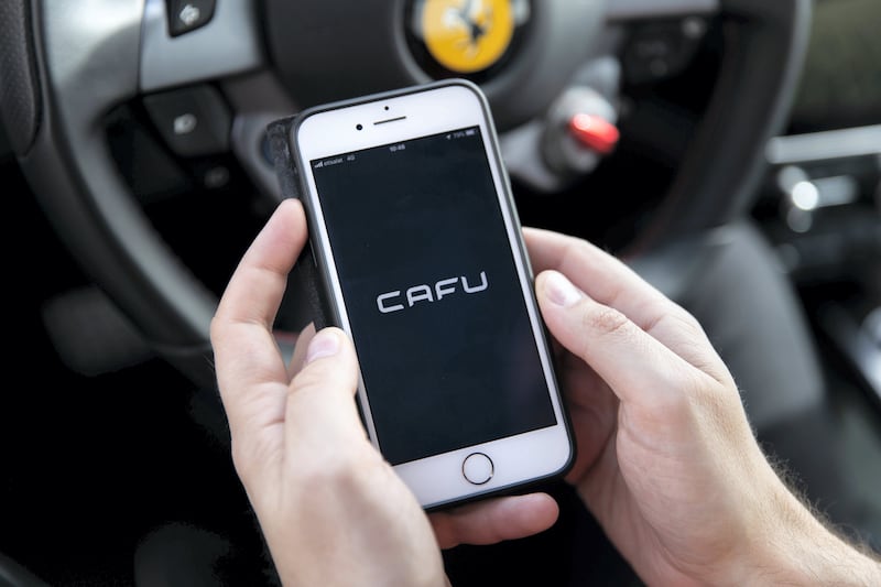 Dubai-based Cafu, a fuel delivery service app, is second on the list for best start-up employers. Reem Mohammed/The National

