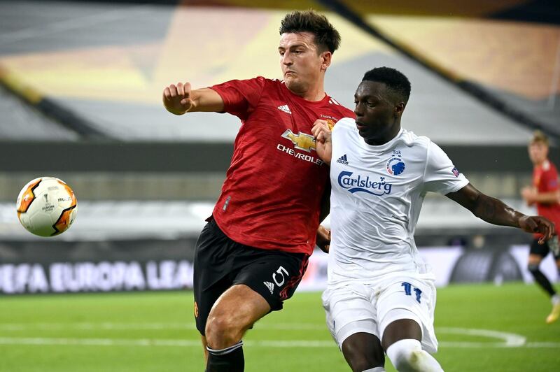 Harry Maguire - 6: Early header towards goal and key block against Daramy as United started slowly. Steady. PA