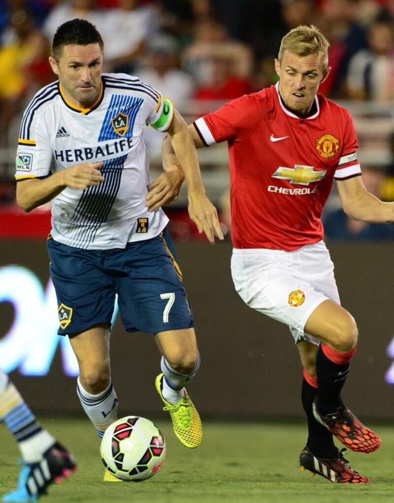 Manchester United defeated the LA Galaxy 7-0. AFP