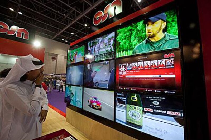 OSN has bought scores of new channels through an acquisition of Pehla Media and Entertainment.  Jaime Puebla / The National