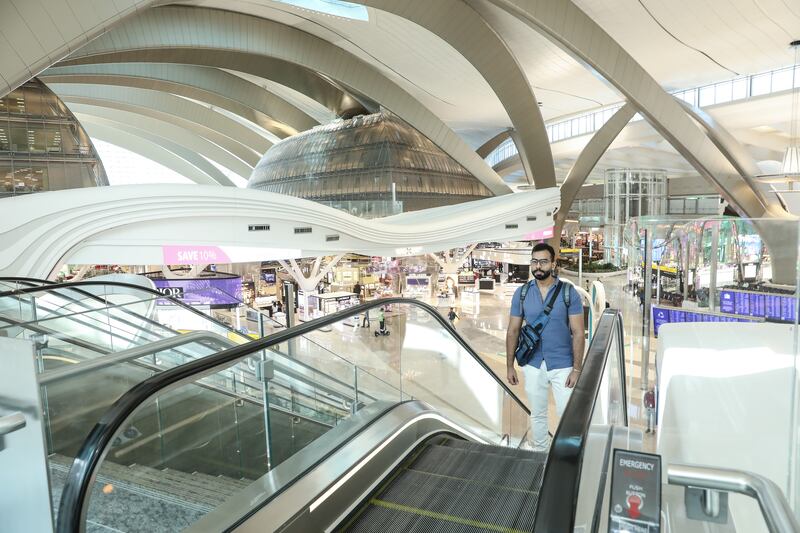 The new terminal covers around 35,000 square metres and includes 163 outlets where travellers can shop or dine